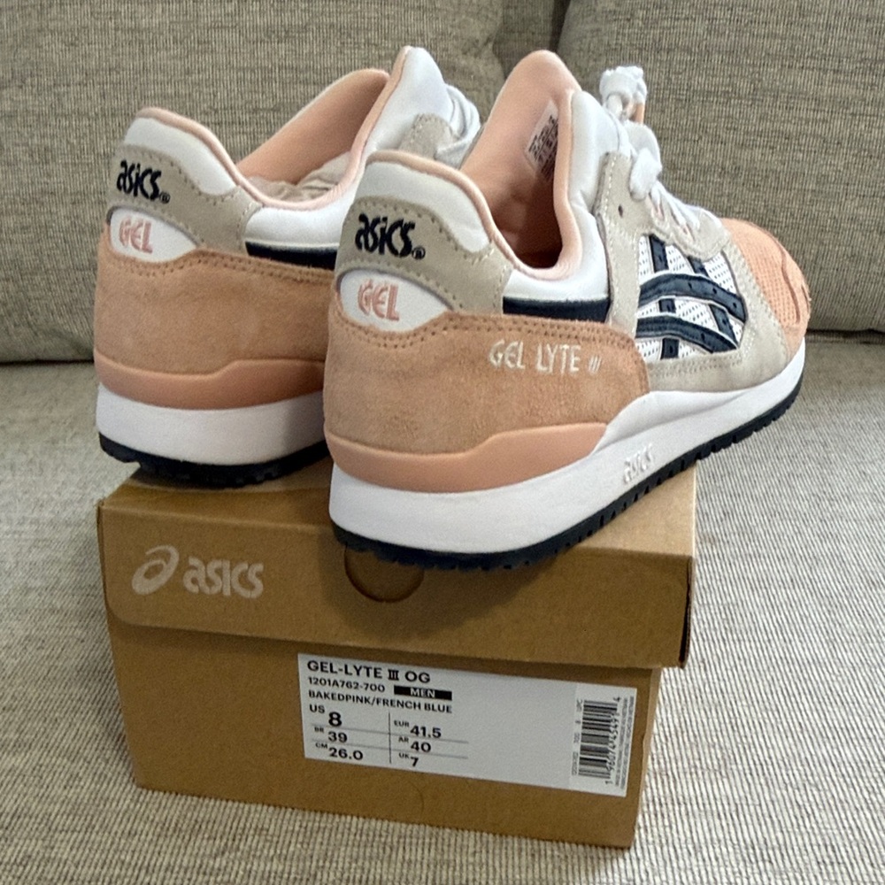 ASICS Peach and Black Athletic Shoes Gel-Lyte OG - Picture 4 of 6